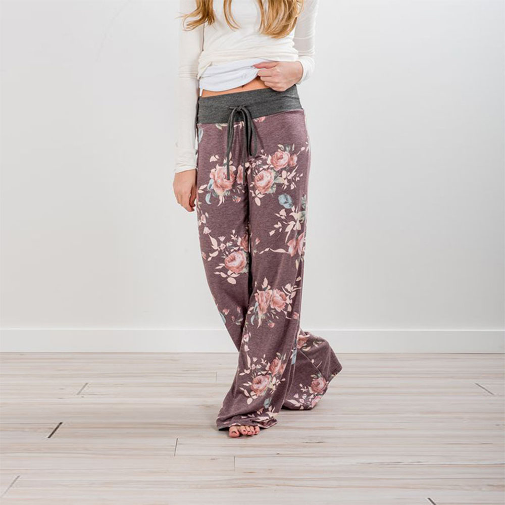 Castillotigo™ Pantalones sueltos estampados con cordones