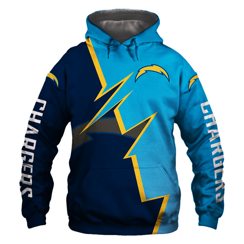 LOS ANGELES CHARGERS 3D HOODIE LLAC007