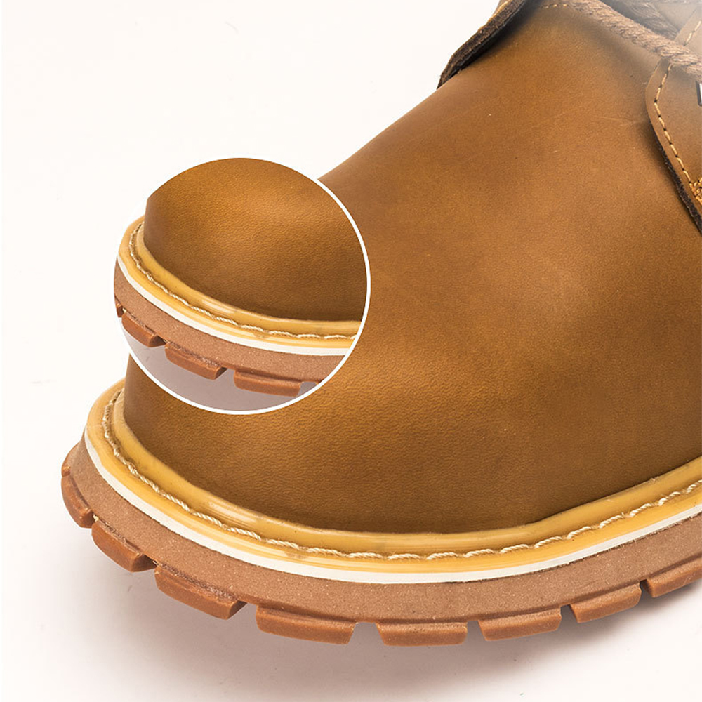 Castillotigo™ Zapatos de trabajo protectores ligeros de caña alta de cuero