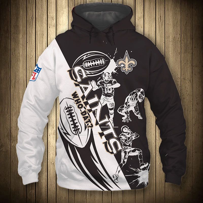 NEW ORLEANS SAINTS 3D HOODIE NNOS002