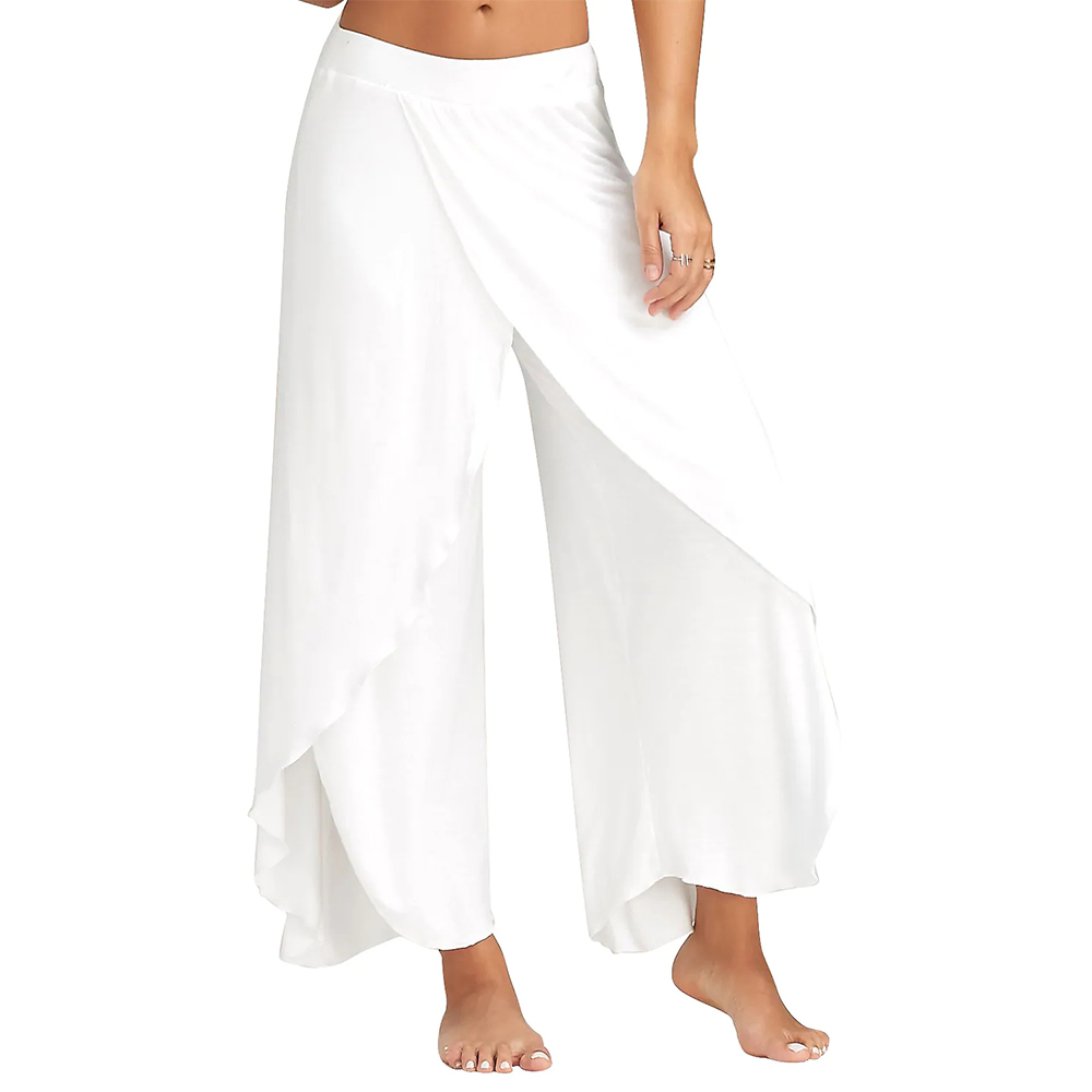 Castillotigo™ Pantalones de yoga casuales de sarga en capas para mujer