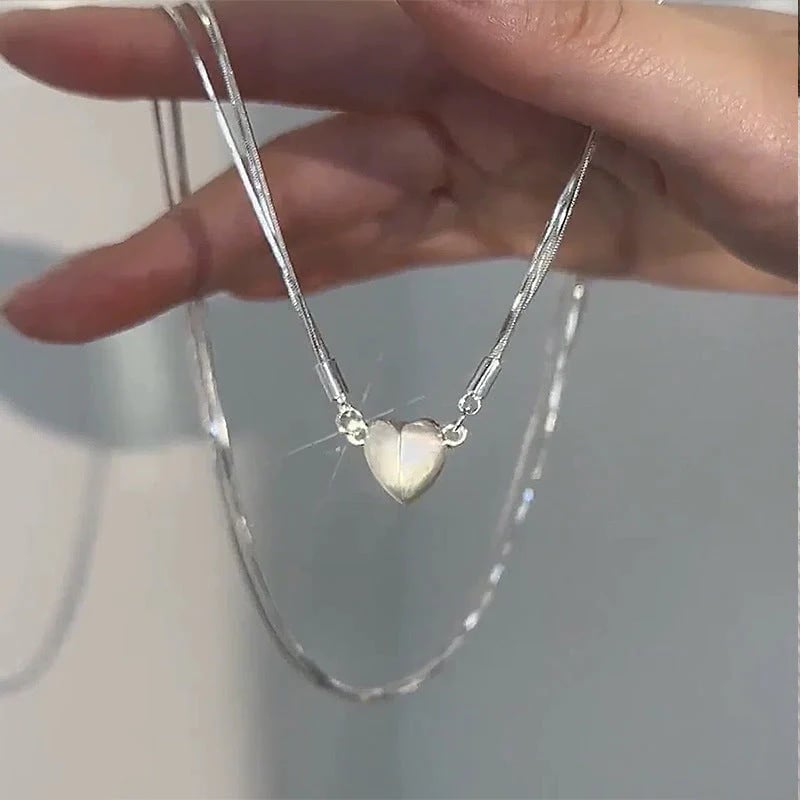 💝Niche Design Attractiveness Magnet Love Pendant Necklace