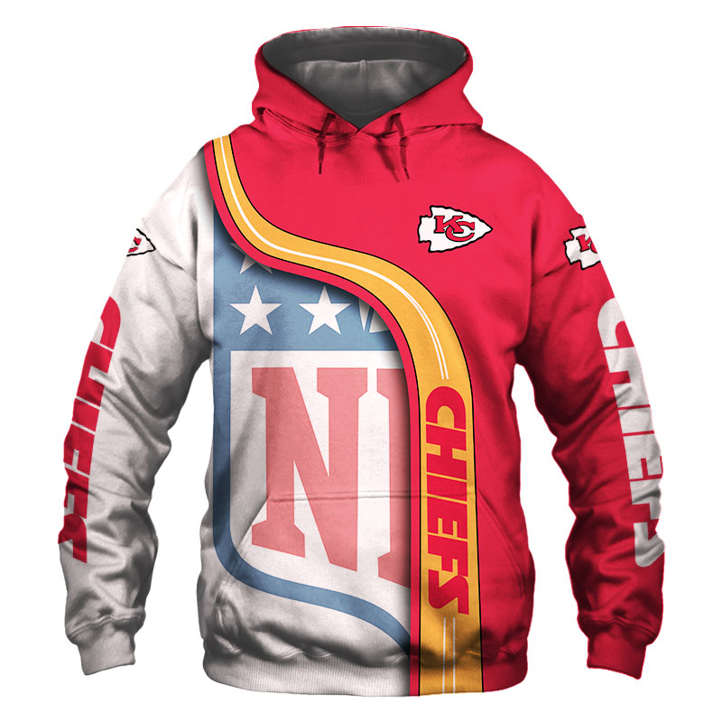 KANSAS CITY CHIEFS 3D HOODIE KKCC001