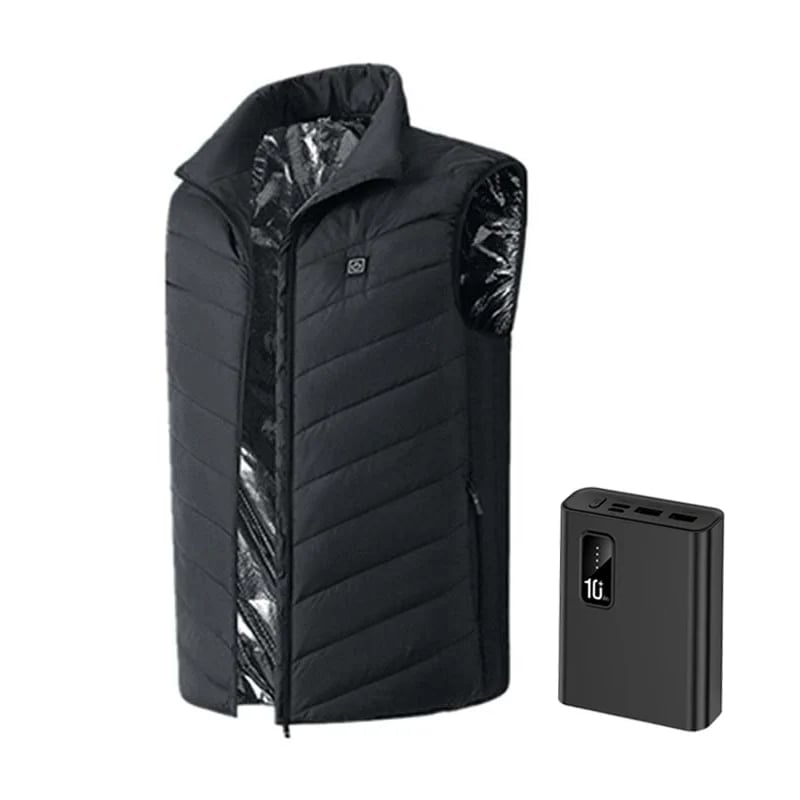 2022 Updated Version Two-touch LED Controller Heated Vest For Men & Women With Battery Pack