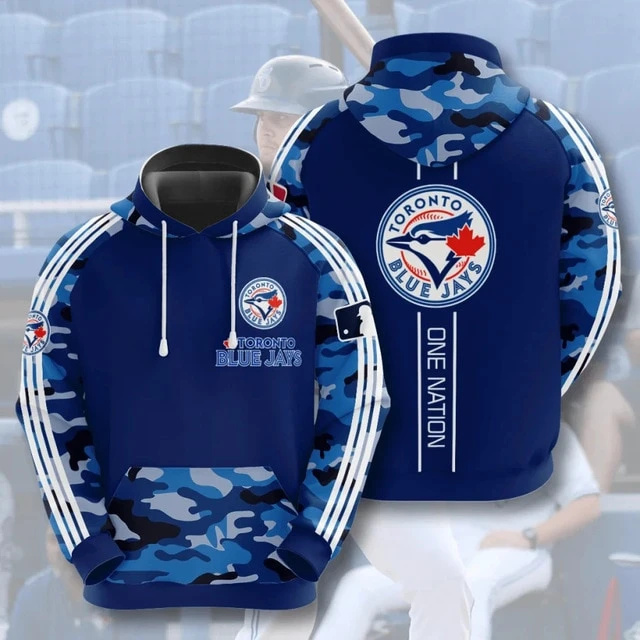 TORONTO BLUE JAYS 3D HOODIES TBJ004