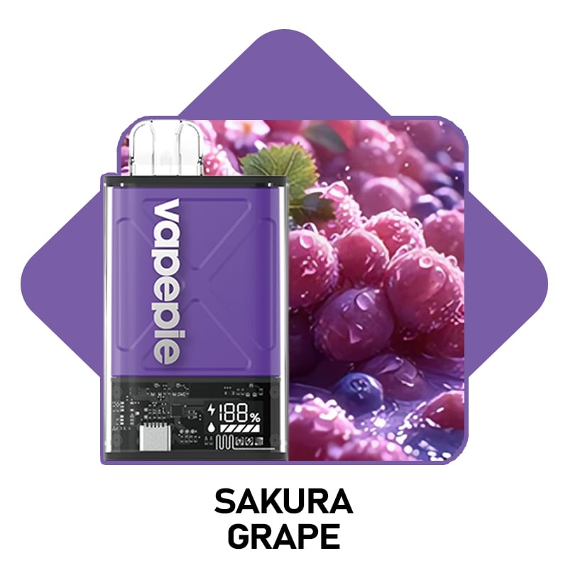 Sakura Grape&VAPEPIE Ultra 12000 PUFFS