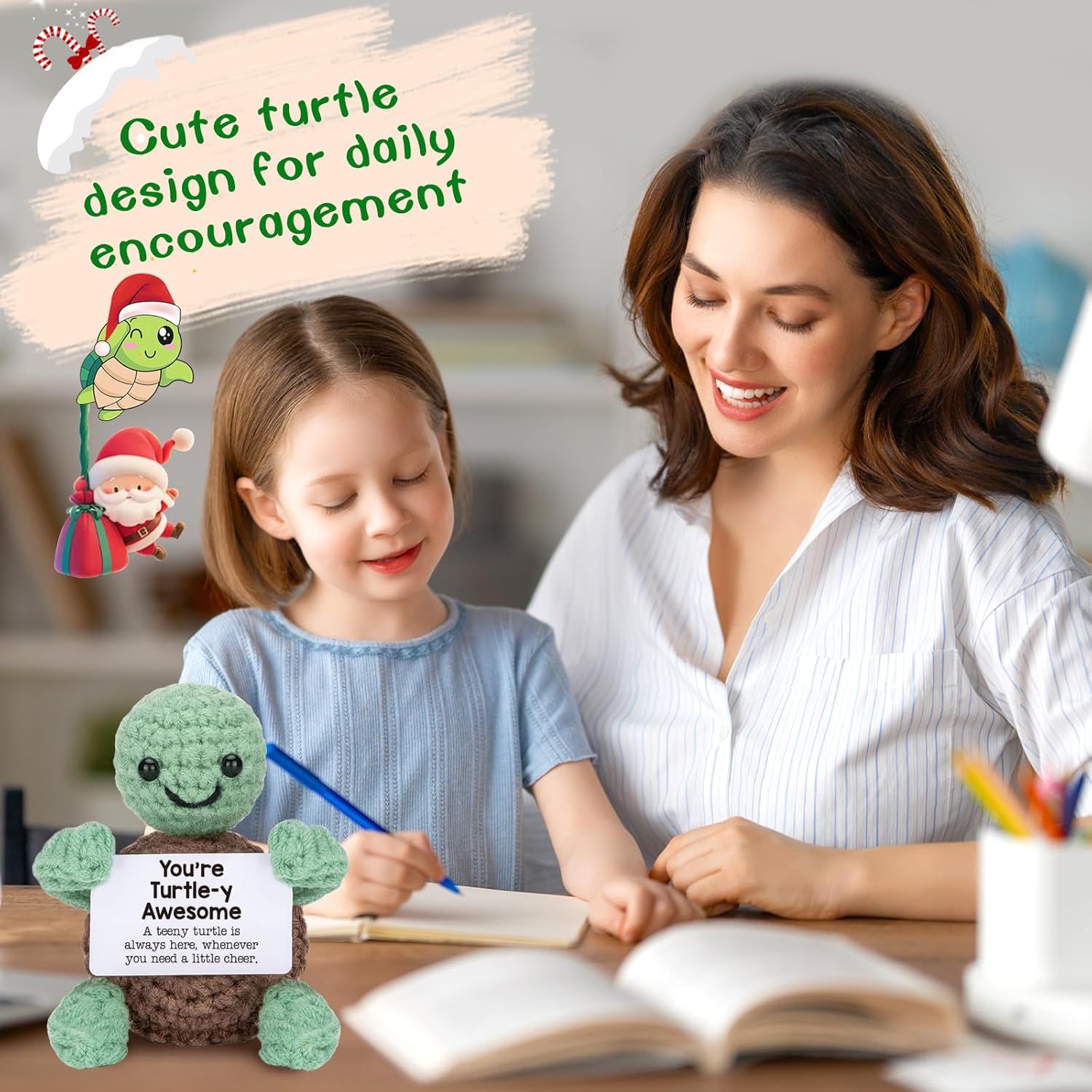 Handmade Inspirational Crochet Dolls – Mini Positive Energy Gifts for Christmas & Birthdays