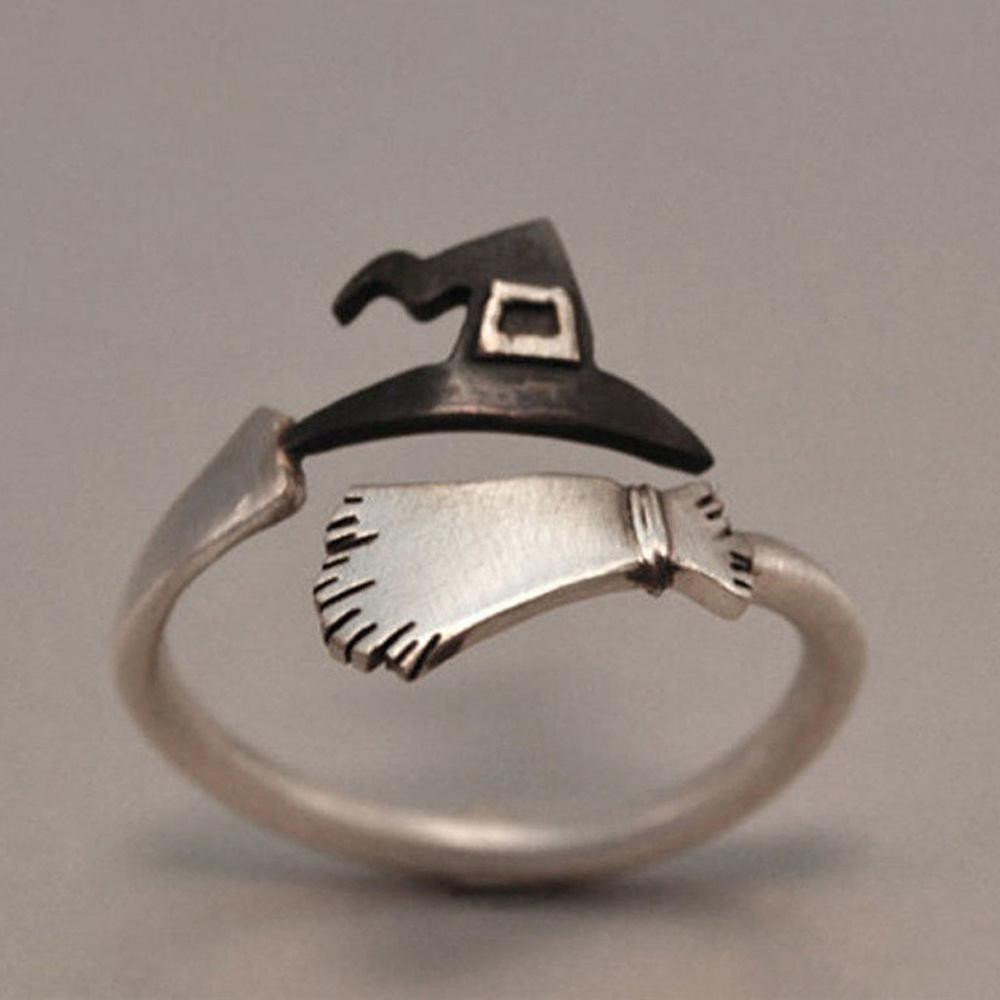 Higomore™ Halloween Witch Broom Ring