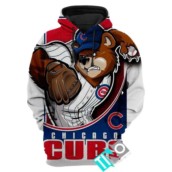 CHICAGO CUBS 3D CASUAL HOODIE 101