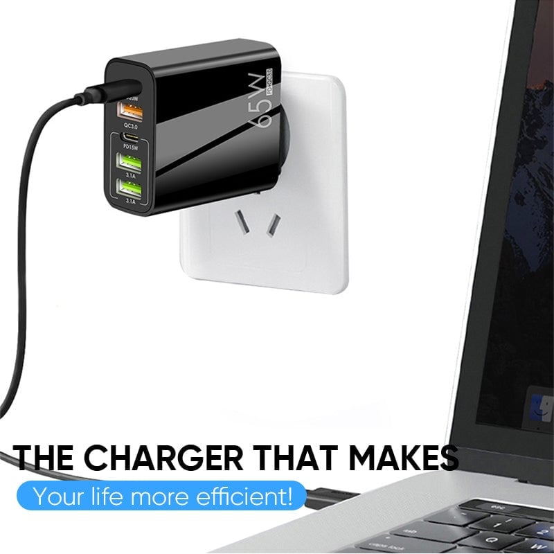 ✨Multi Port Adaptor 65W Fast Charger - US Standard