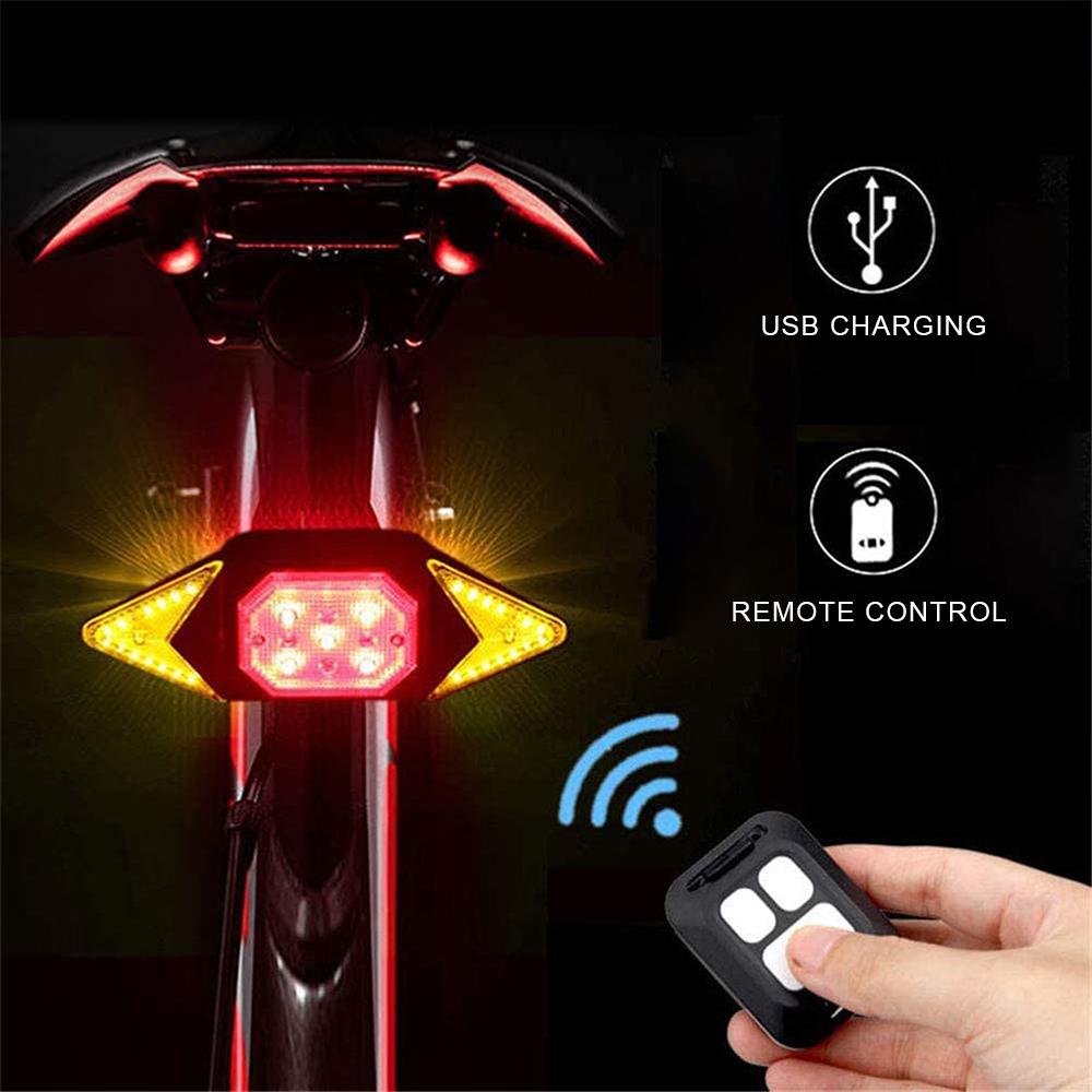 Higomore™ Wireless Remote Control Bicycle Steering Tail Light