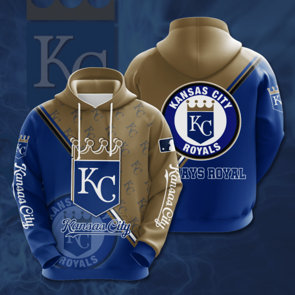 KANSAS CITY ROYALS 3D HOODIES KCR007