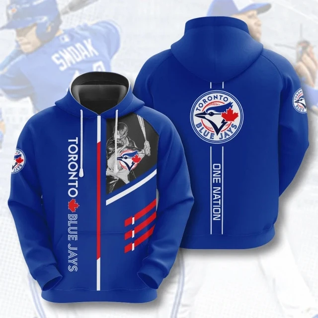 TORONTO BLUE JAYS 3D HOODIES TBJ007