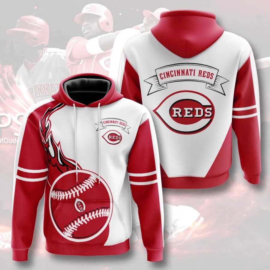 CINCINNATI REDS 3D HOODIES CR001