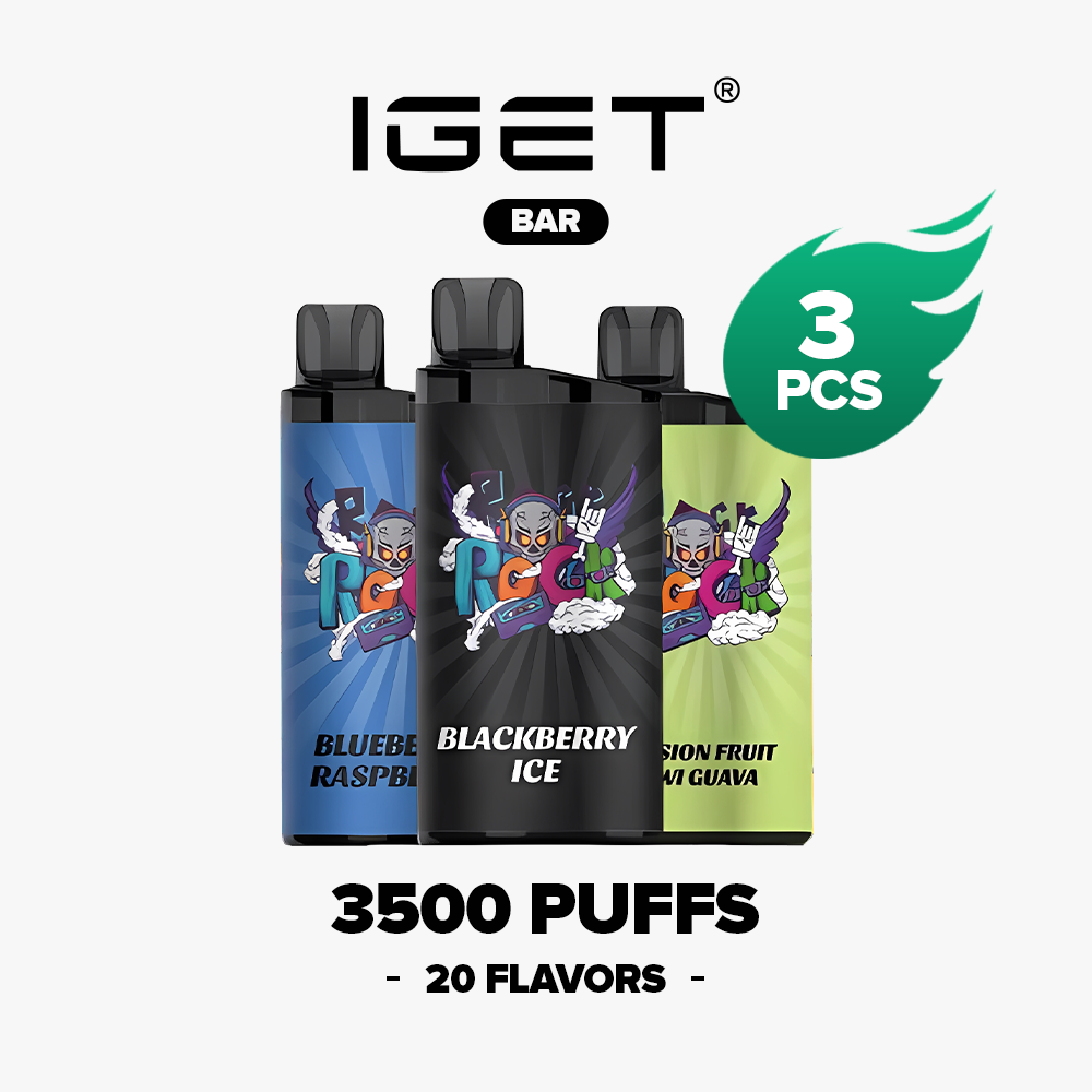 🎇Super Value for 3PCS-IGET Bar 3500 Puffs【Exclusive Australian Warehouse Deals】