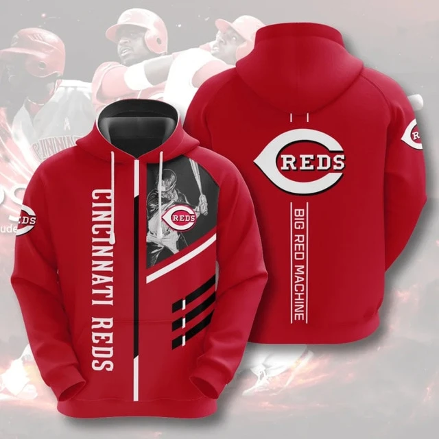 CINCINNATI REDS 3D HOODIES CR007