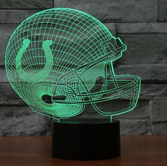INDIANAPOLIS COLTS 3D LED LIGHT LAMP