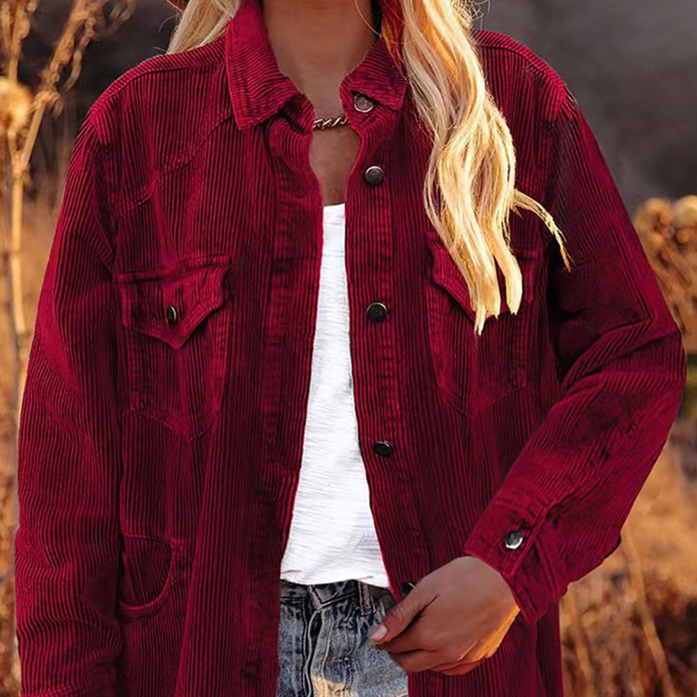 Castillotigo™ Camisa de pana gruesa nueva de otoño e invierno