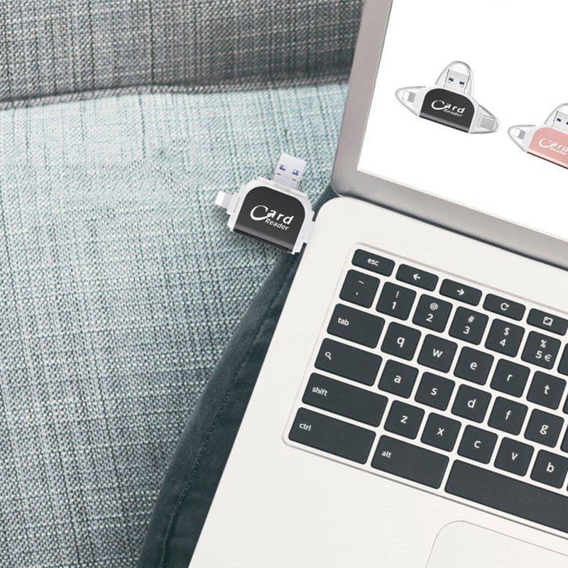 New Multi-Port 4 in 1 Universal SD TF Card Reader