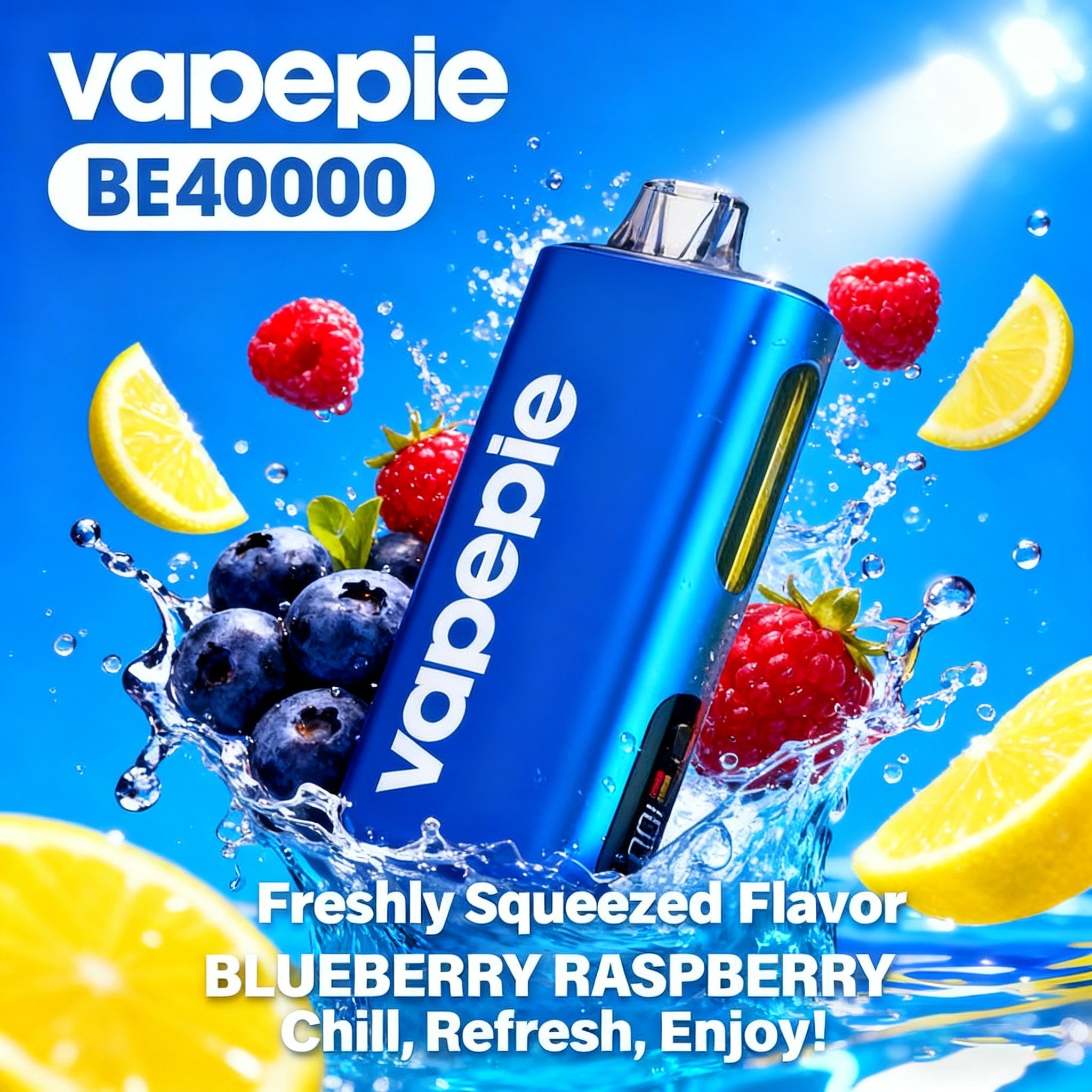 Vapepie Max 40000 – Blueberry Raspberry Lemonade