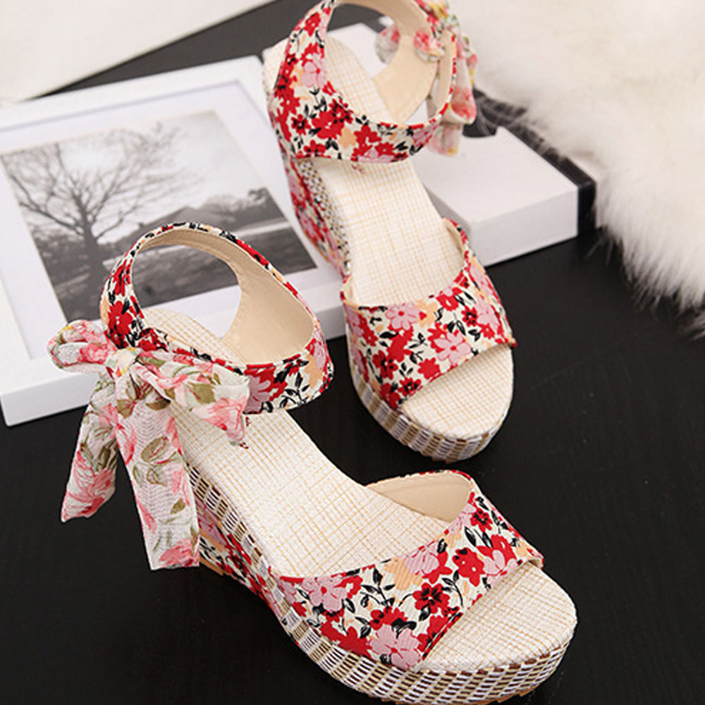 Castillotigo™ Sandalias de moda con estampado de boca de pez de una palabra
