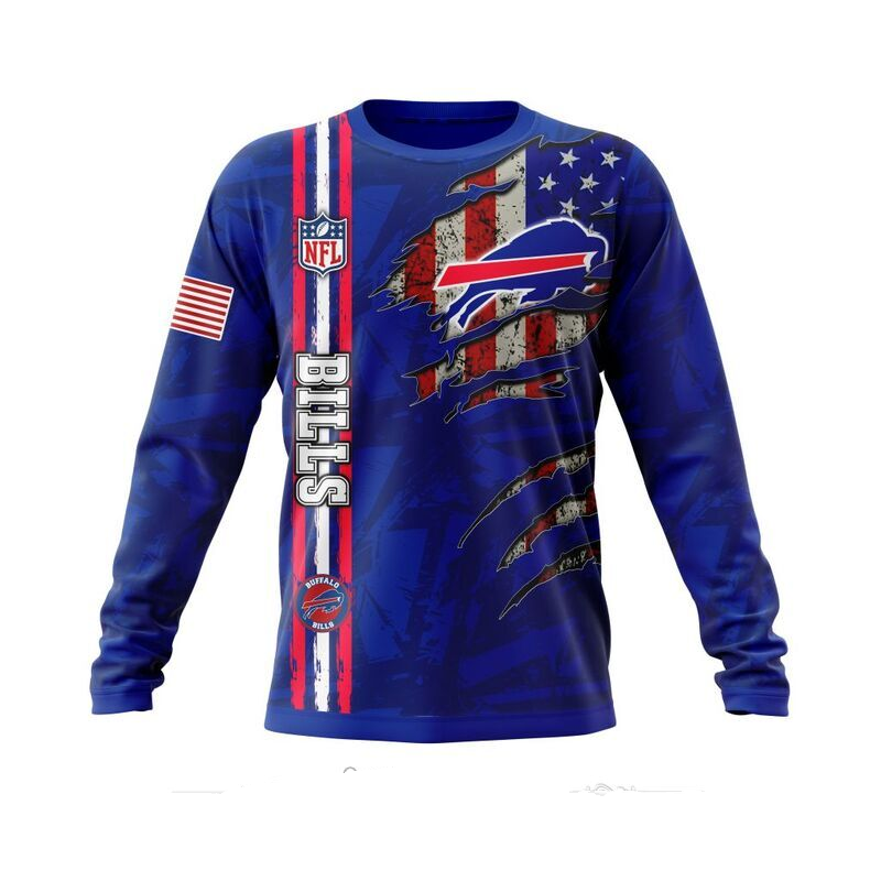 BUFFALO BILLS 3D HOODIE SKULL0802