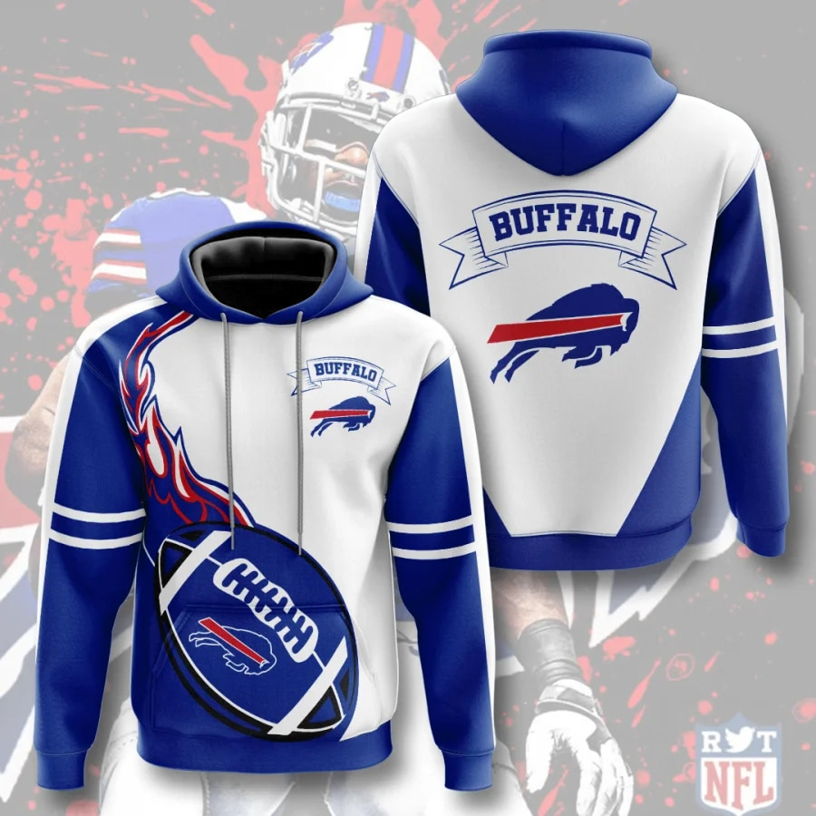 BUFFALO BILLS 3D HOODIE  BBBB006