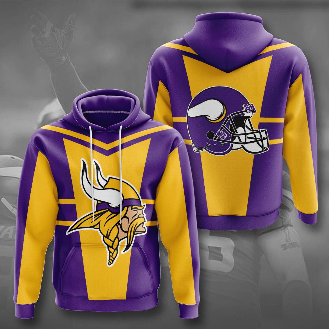 MINNESOTA VIKINGS 3D HOODIE ABC01