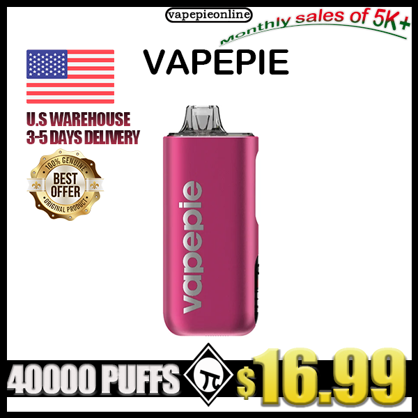 🥇VAPEPIE Max 40000 PUFFS - 💥The World’s First Ultra-Thin, High-Capacity Vape💥