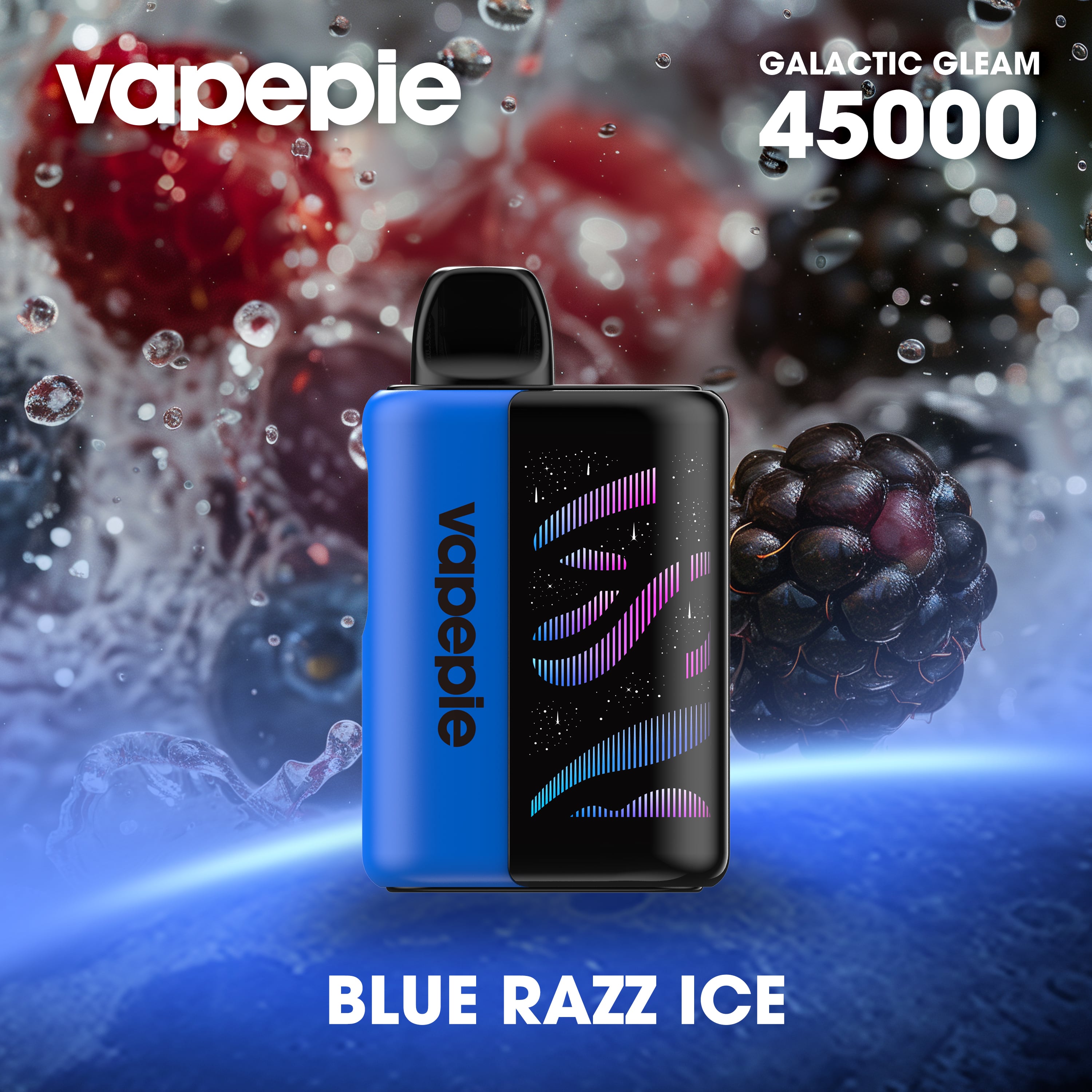 VAPEPIE Galactic Gleam 45000 Puffs -Blue Razz Ice
