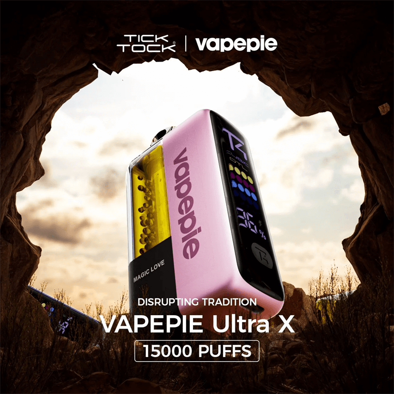 🇺🇸Vapepie Ultra X x TK Edition 15000 Puff Disposable Vape · Refillable Pod