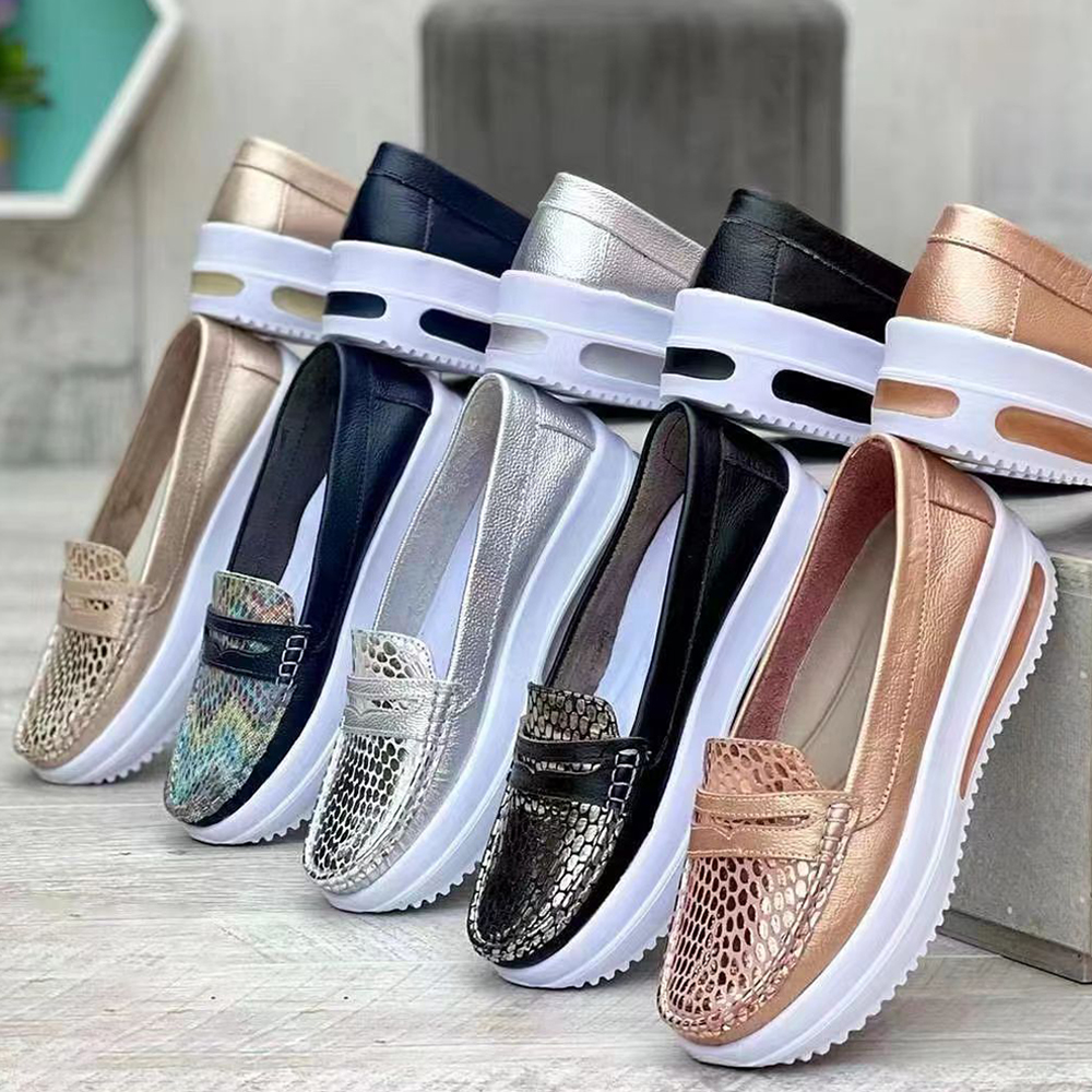 Castillotigo™ Zapatos casuales de plataforma con ondas de agua