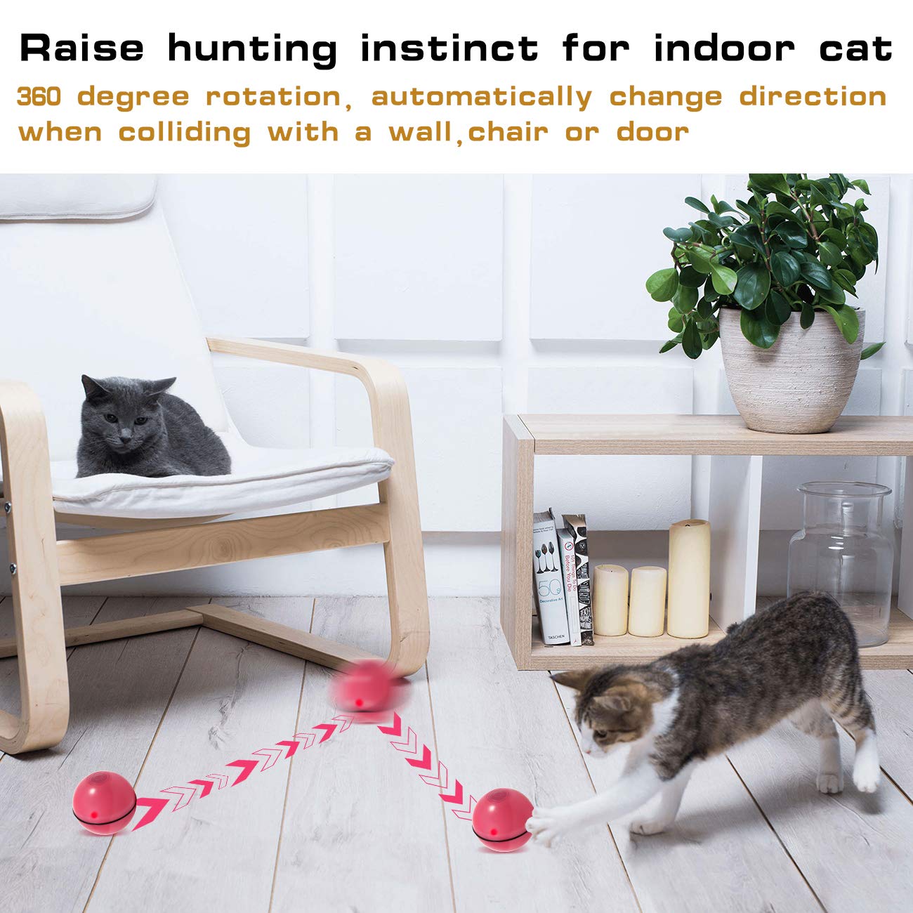 🌲Christmas sale🎁 Smart Interactive Cat Toy🎉