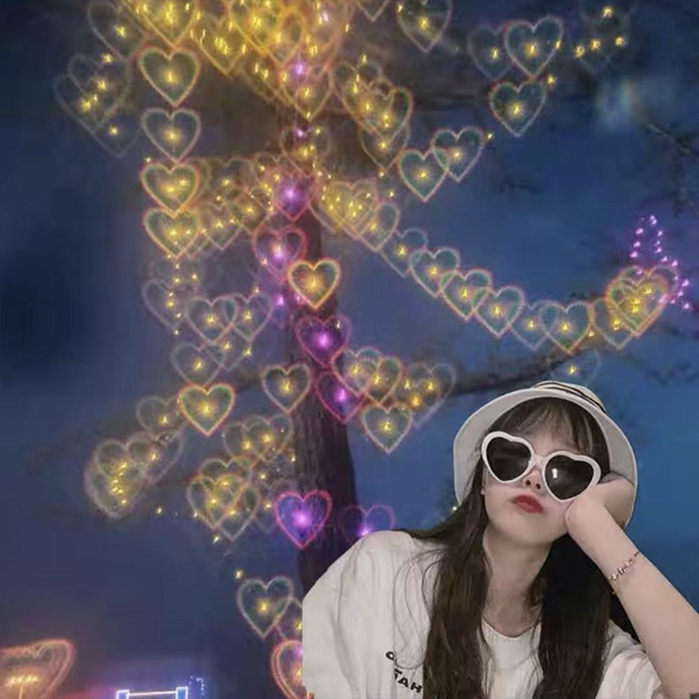 Castillotigo™ Gafas románticas especiales que convierten las luces en corazones
