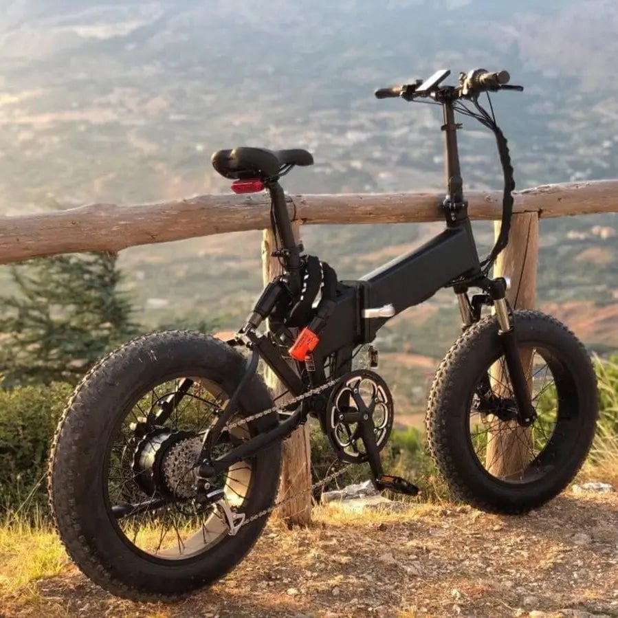 Bicicleta eléctrica plegable Big-foot | Rango extendido de hasta 120km