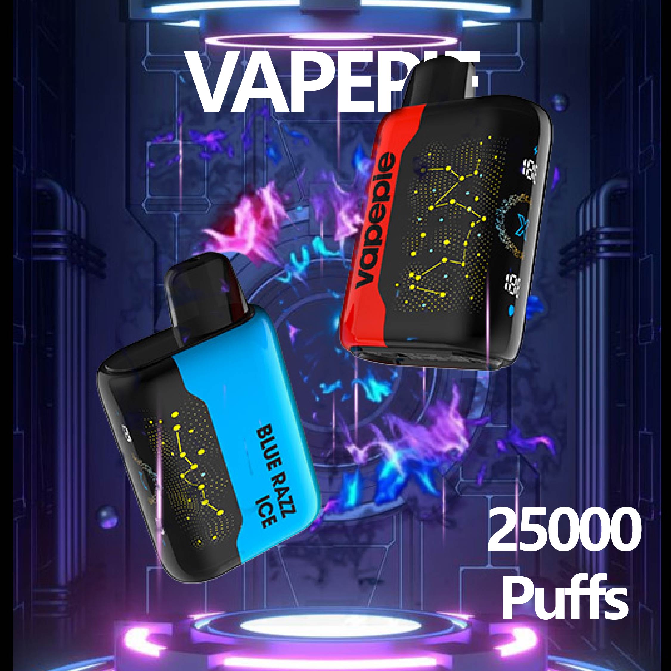 ✨NEW PRODUCT LAUNCH✨VAPEPIE 25000 PUFFS - Star Sky Curved Screen