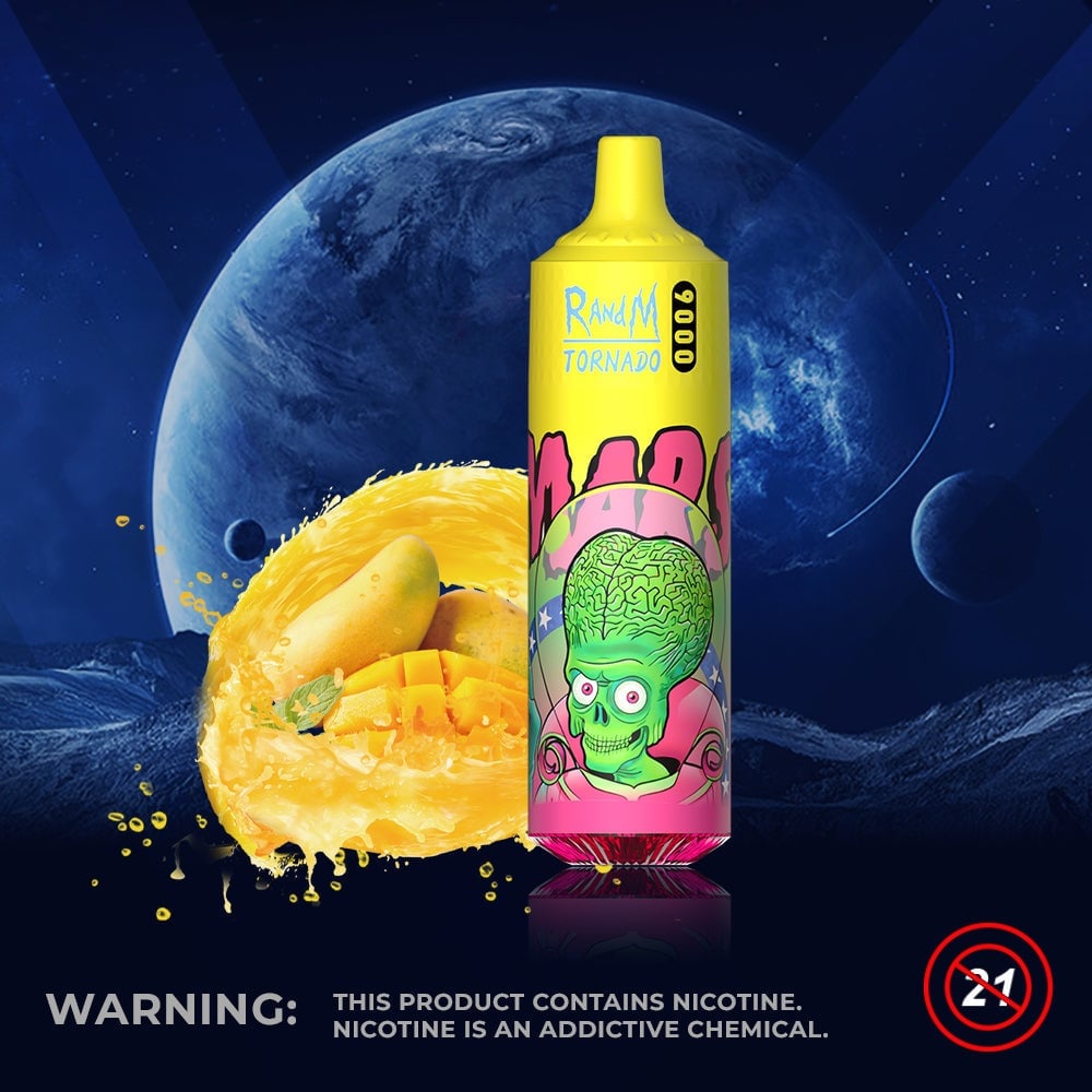 Kiwi Passion Fruit Guava & RM 9000 Puffs Series Gerät Tornado