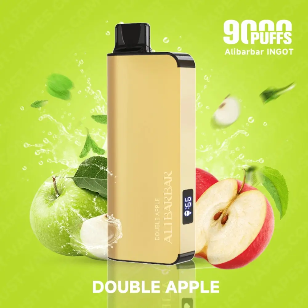 Double Apple – Alibarbar INGOT 9000 Puffs