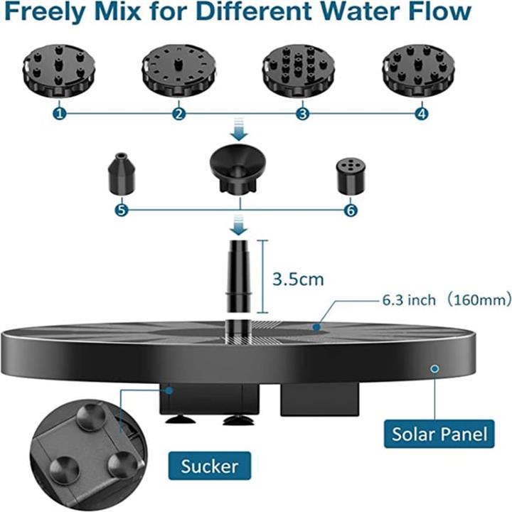 💖Mother's Day Promotion 60% Off - Solar-Powered Bird Fountain Kit