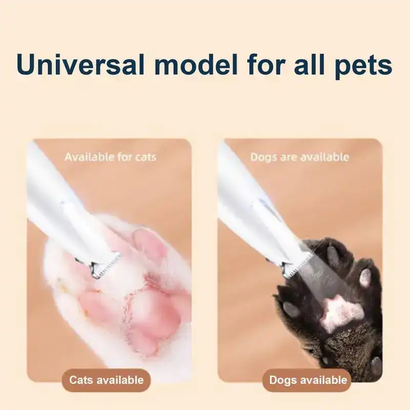 ⚡LAST DAY 49% OFF -  Pawsitively Purrfect Grooming! Rechargeable Pet Hair Trimmer Kit ✨