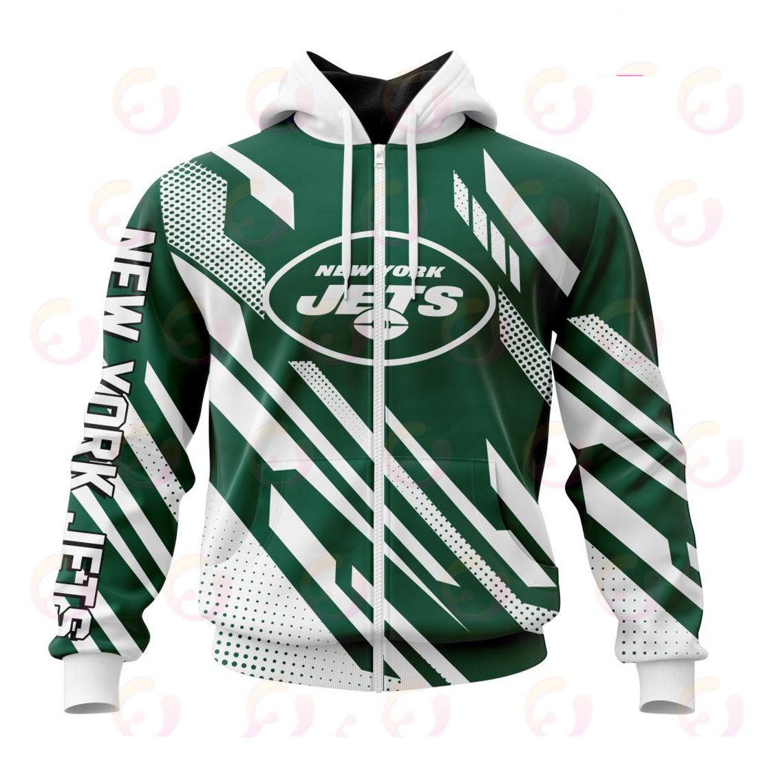 NEW YORK JETS 3D HOODIE SPECIAL MOTOCROSS CONCEPT