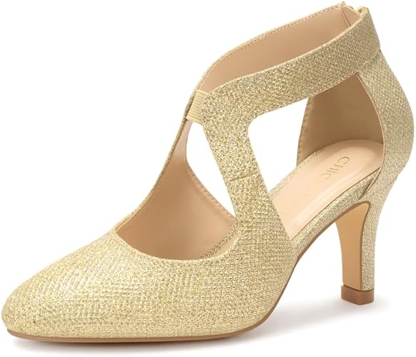 Dress Shoes for Women - Gold