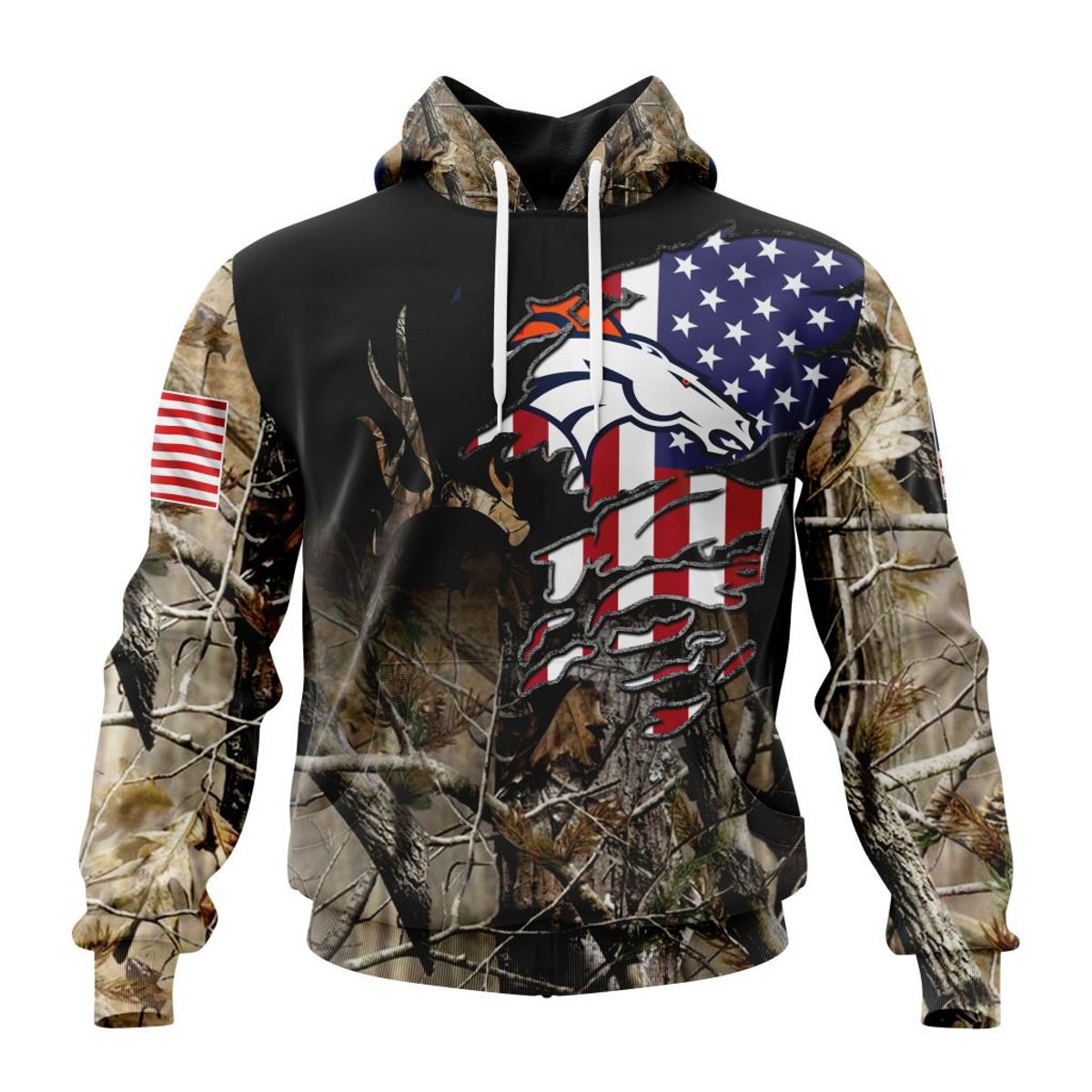 Nfl Denver Broncos Camouflage Veteran 3d Hoodie Broncos, 55% OFF