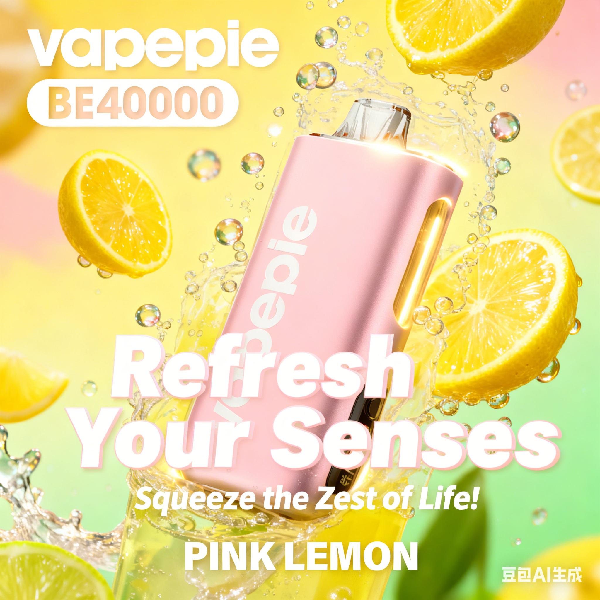 🔥Vapepie Max 40000 - Roze Limonade