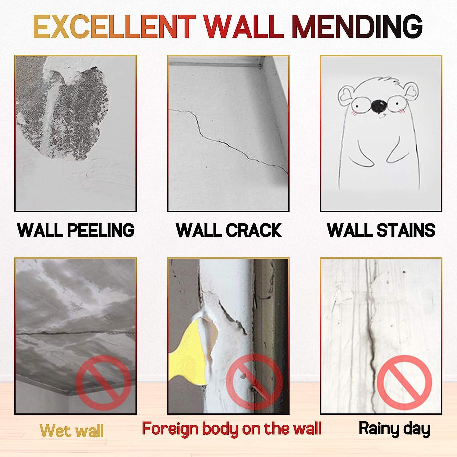 Buy 1 Get 1 Free🔥 Wall Repair Agent - Master of Wall Restoration