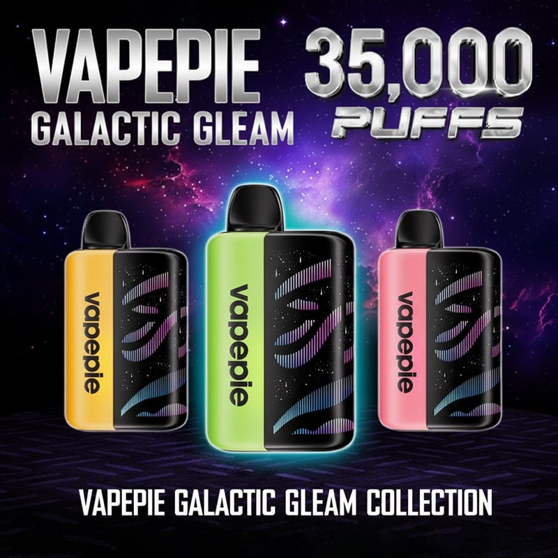 VAPEPIE Galactic Gleam 35000 Puffs Disposable Vape - Stunning Glow Effects,Massive Capacity