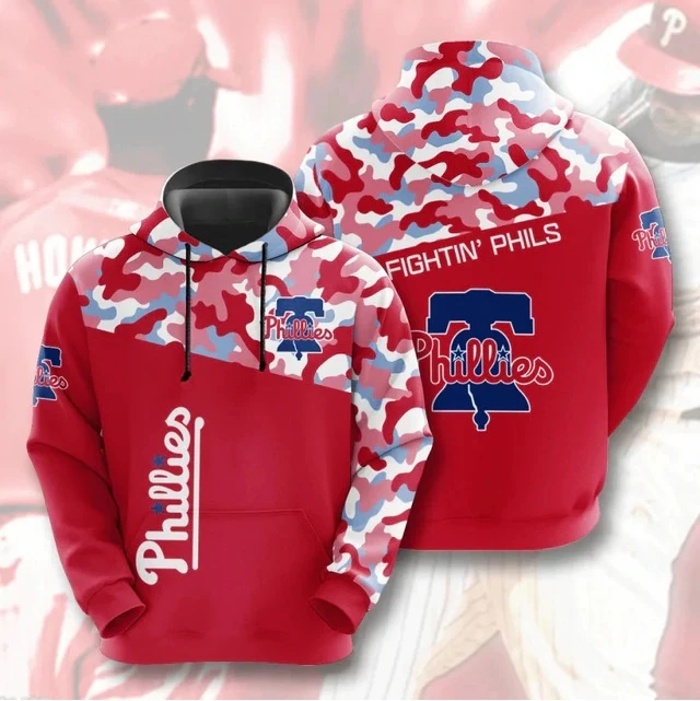 PHILADELPHIA PHILLIES 3D HOODIES PP010