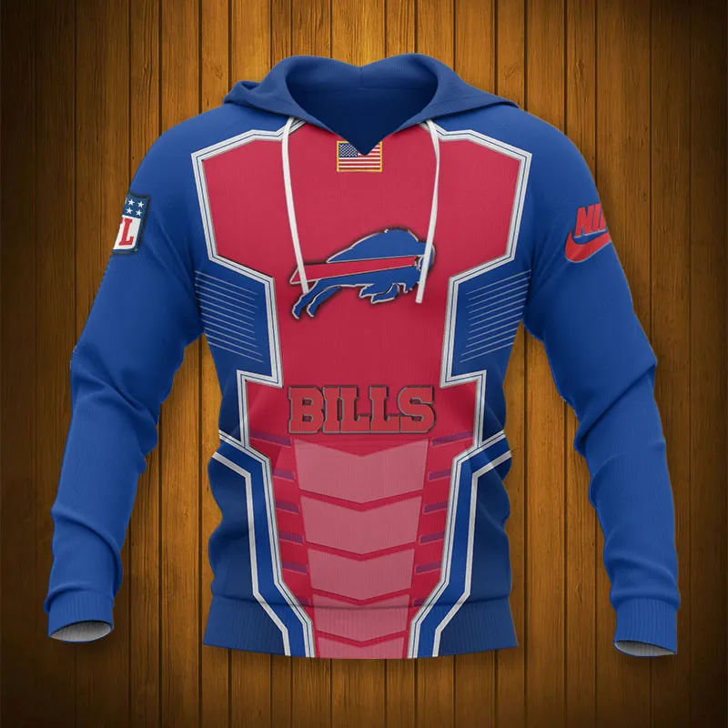 BUFFALO BILLS 3D HOODIE TTB4302