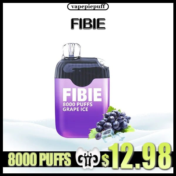 FIBIE  8000 Puffs Disposable Vapor Wands (15 Flavors Collection)