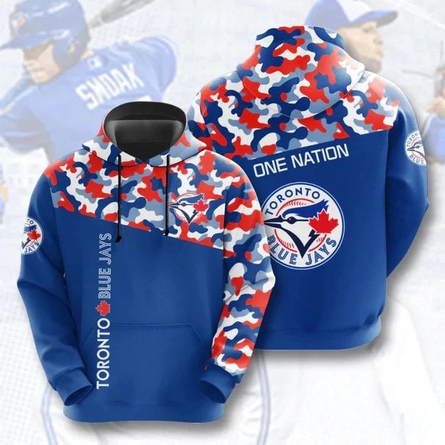 TORONTO BLUE JAYS 3D HOODIES TBJ005